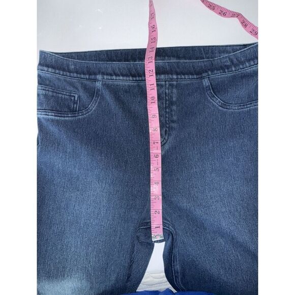 Spanx Pull On Skinny Jeans Jean-ish Ankle Leggings Soft Knit Shaping Stretch 1X - Picture 10 of 16